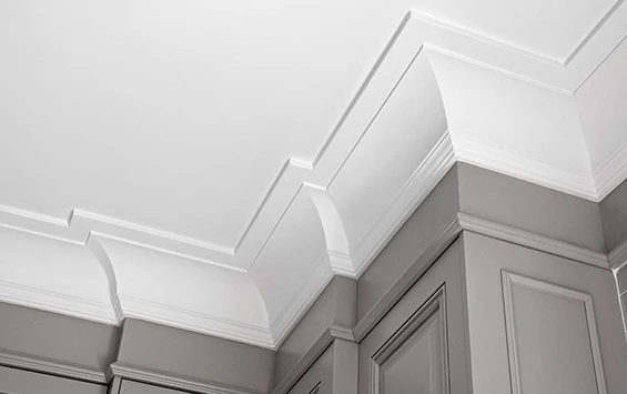Custom crown molding design in Munster for tailored elegance and unique home styling.