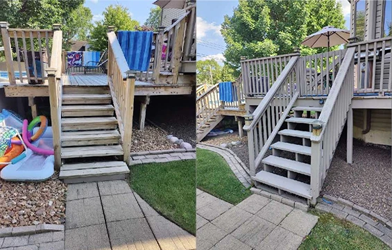 Expert deck installation with high-quality materials and craftsmanship in Highland, IN