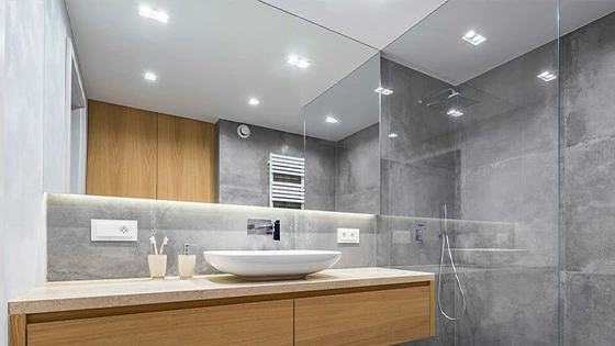Fast and safe bathroom lighting fixture installation in Valparaiso, IN for better illumination and style.