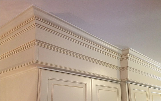 Skilled crown molding installation with precise craftsmanship and high-quality materials in Valparaiso