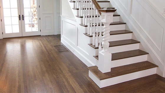 Staircase wood flooring installation services in Chesterton, IN
