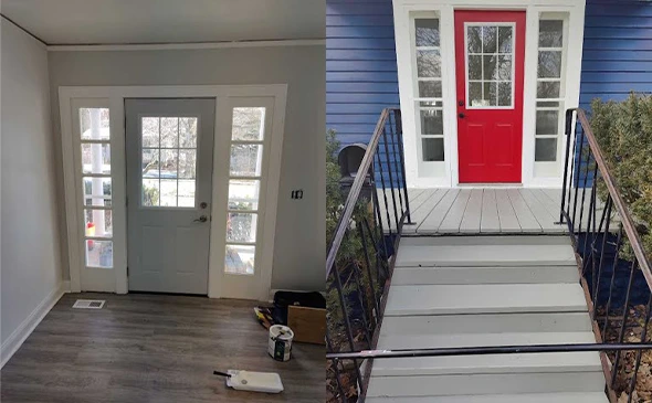Final project walkthrough to ensure customer satisfaction.